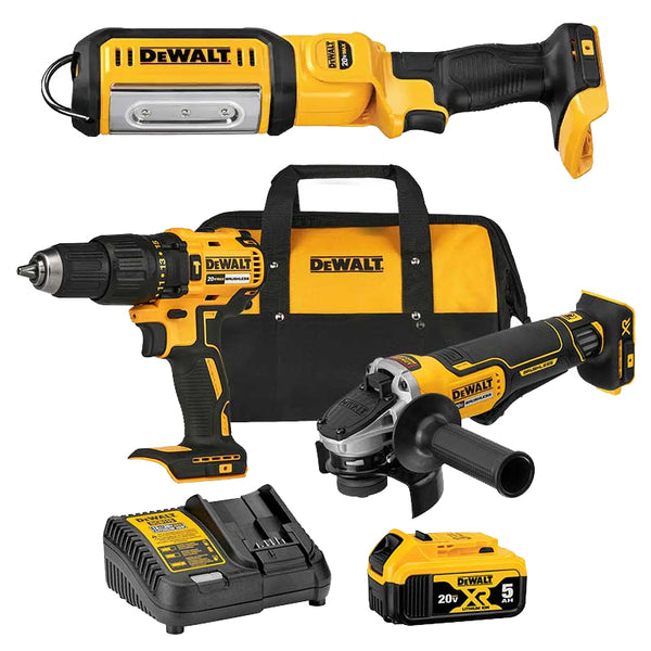 Combo Rotomartillo Dewalt Brushless + Miniesmeril XR  DCK248P1-B3