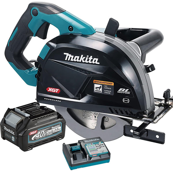 Cortador de metal BL 40Vmáx XGT 185mm con depósito Makita CS002GZ