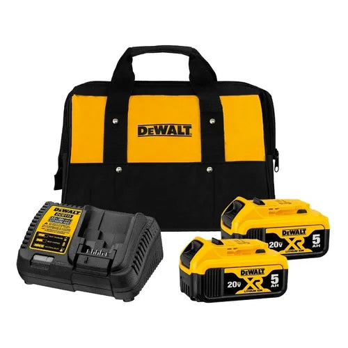 Kit Cargador + 2 Baterías 20V MÁX+ Bolsa DEWALT DCB205-2CK