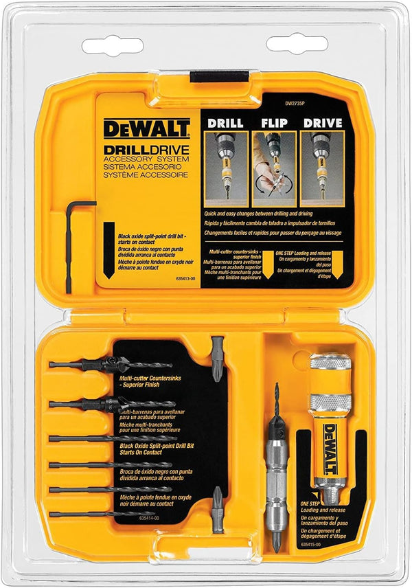 Juego de Avellanadores Dewalt DW2735 12PZS