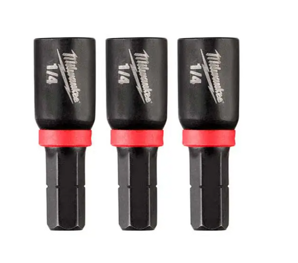 Adaptadores Magnético Hexagonal 1/4 Milwaukee 49-66-4512 3pz