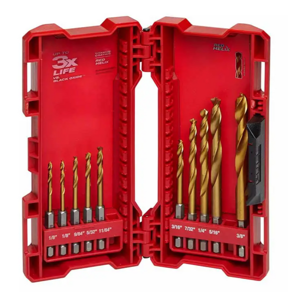 Brocas de Titanio para Metal Red Helix   MilwaukeeTool 48-89-4633