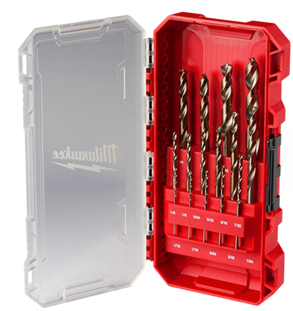 uego de brocas de cobalto RED HELIX™ de 15 piezas MilwaukeeTool 48-89-2370