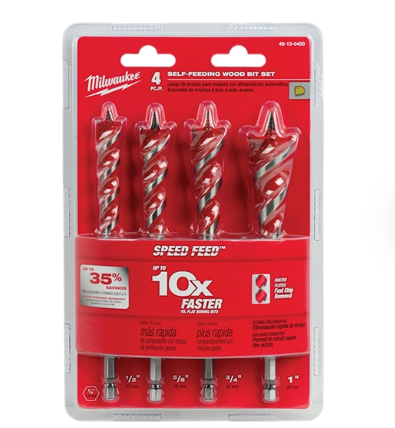 Juego De Brocas Para Madera SPEED FEED™ De 6-1/2" 6 1 2 6 Piezas