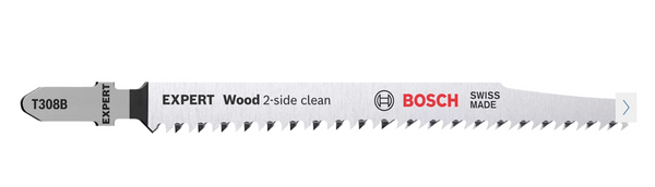 Hoja de sierra de calar T 308 B EXPERT 'Wood 2-side clean', 2 piezas