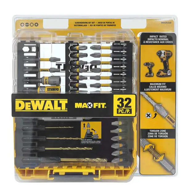 Kit Puntas y Brocas Maxfit 32PZ DEWALT DWA2SLS32