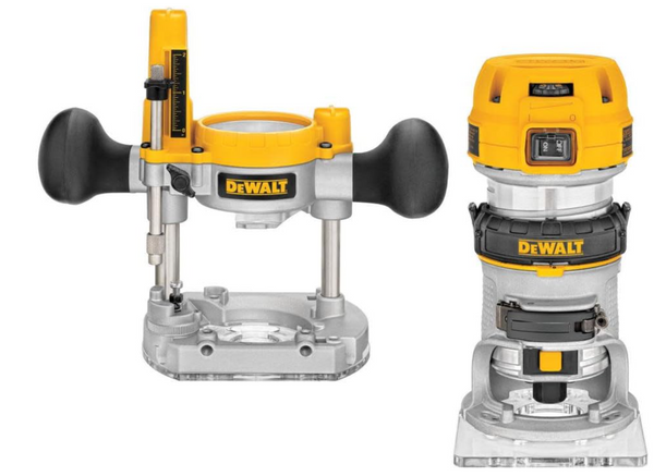 Router Compacto 4" 1-1/4 HP DeWalt DWP611PK con Base