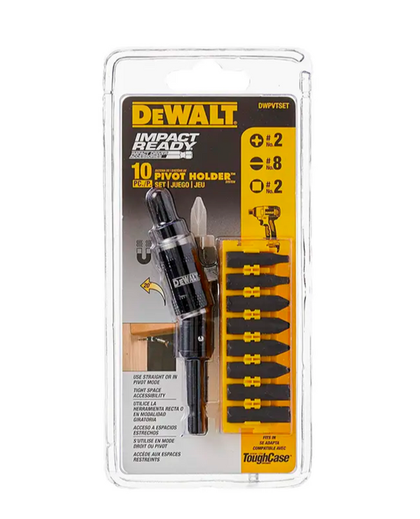 Puntas para Atornillador + Pivot Dewalt DWPVTSET 10pzs