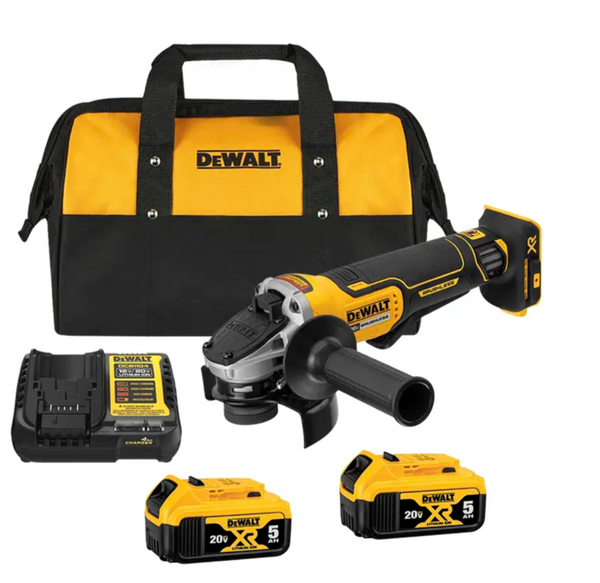 Esmeriladora Brushless Dewalt 20V DCG413P2 115-125mm