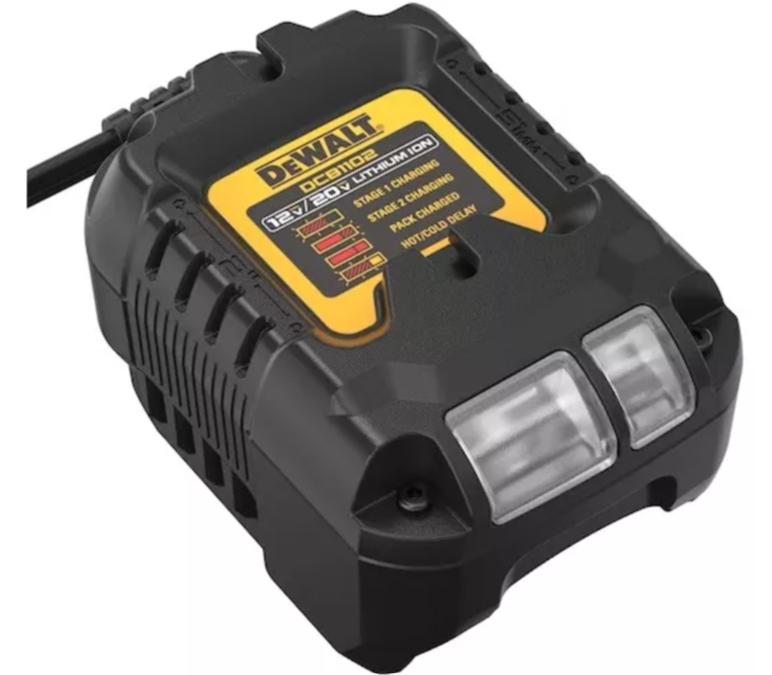 DEWALT Cargador para Baterías 12 V/20 V Max 2 Ampers DCB1102