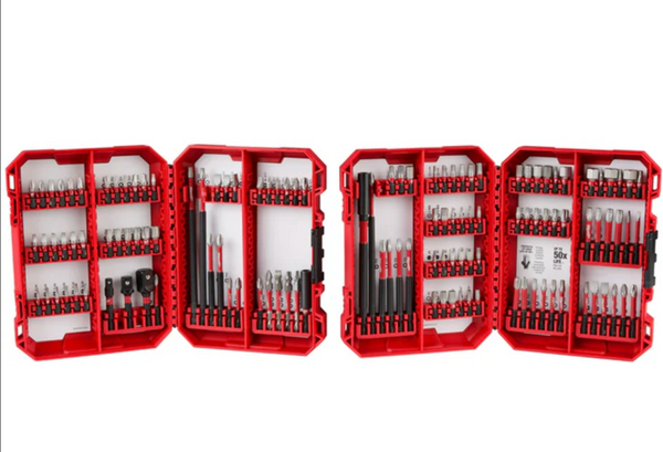 Kit  destornillador de impacto SHOCKWAVE de 124 piezas  MilwaukeeTool 48-32-4033