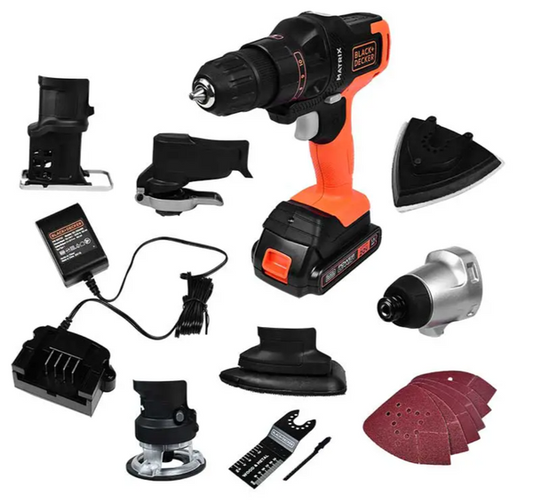 BLACK+DECKER Juego de Herramientas MATRIX MTX20K6A-B3