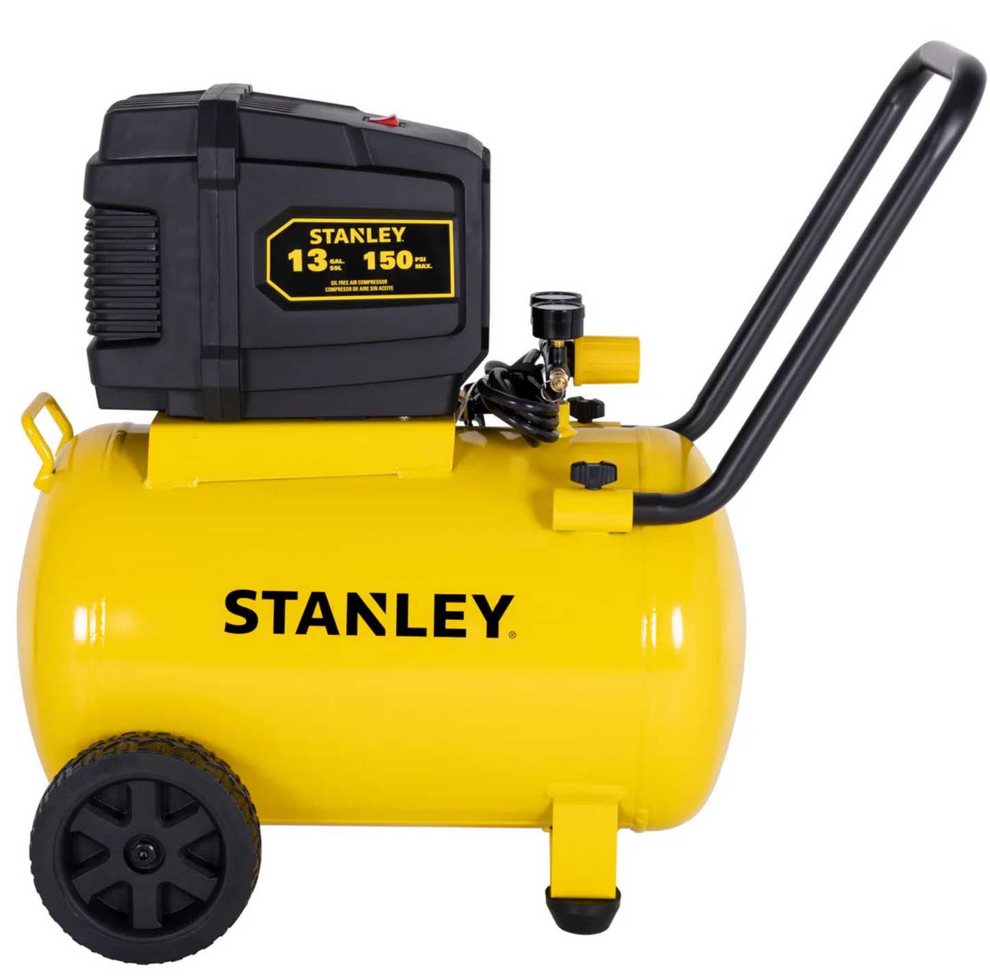 Compresor Stanley Sin Aceite Horizontal 50L 2HP 201301-B3 ...