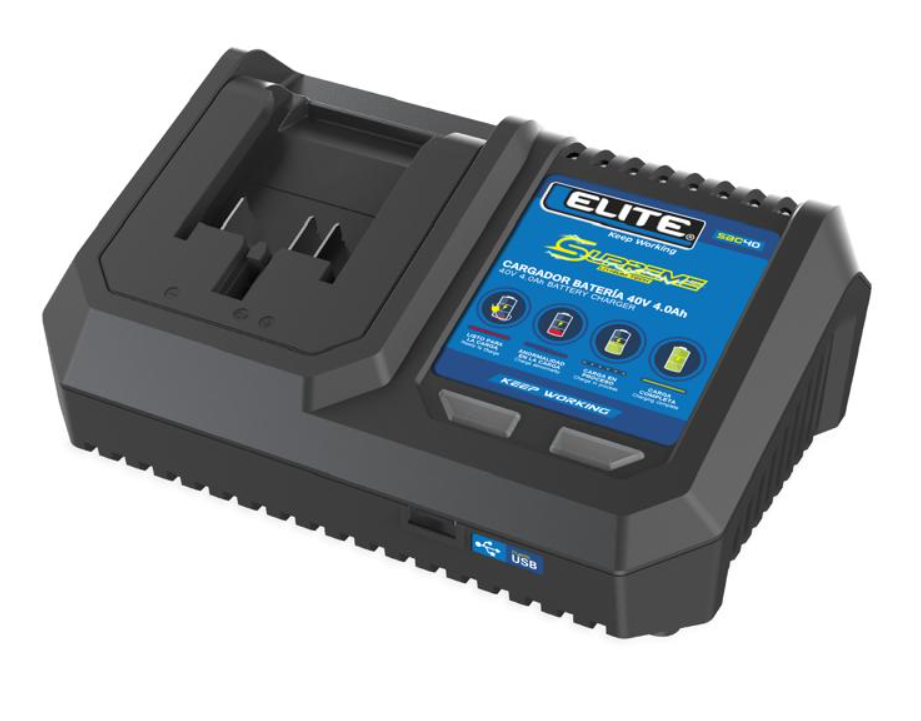 Cargador 40v Elite SCB40 Carga rápida – HerramientaElectrica.Mx