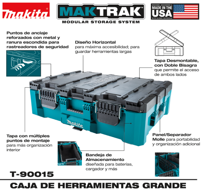 Panel Organizador De Herramientas MERIGLARE - Tela Oxford, 19x13 Cm, Con Divisores Elásticos Para Linternas Y Más