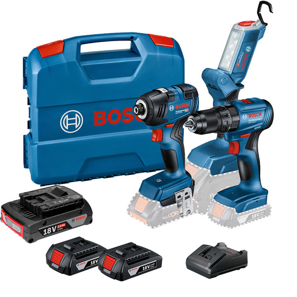 Combo Rotomartillo Brushless Bosch Gsb 185-LI + Atornillador  GDR 18V-200