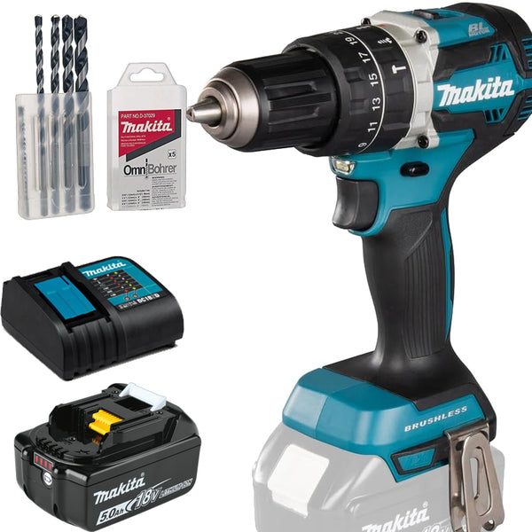 Taladro Rotomartillo de 1/2" MAKITA Sin carbones DHP484ST-dic