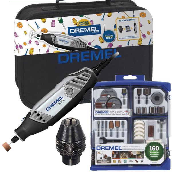 Dremel 3000 Mototool 130W con Accesorios