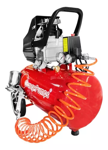 Compresor de aire con motor eléctrico Orange pumps 2.5hp SGBM24L-KIT