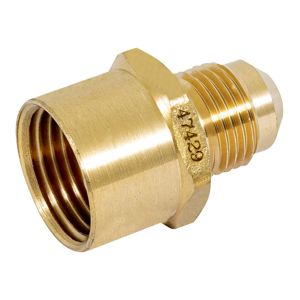 CLG-492 Niple campana de latón de 3/8' X 1/2', Foset